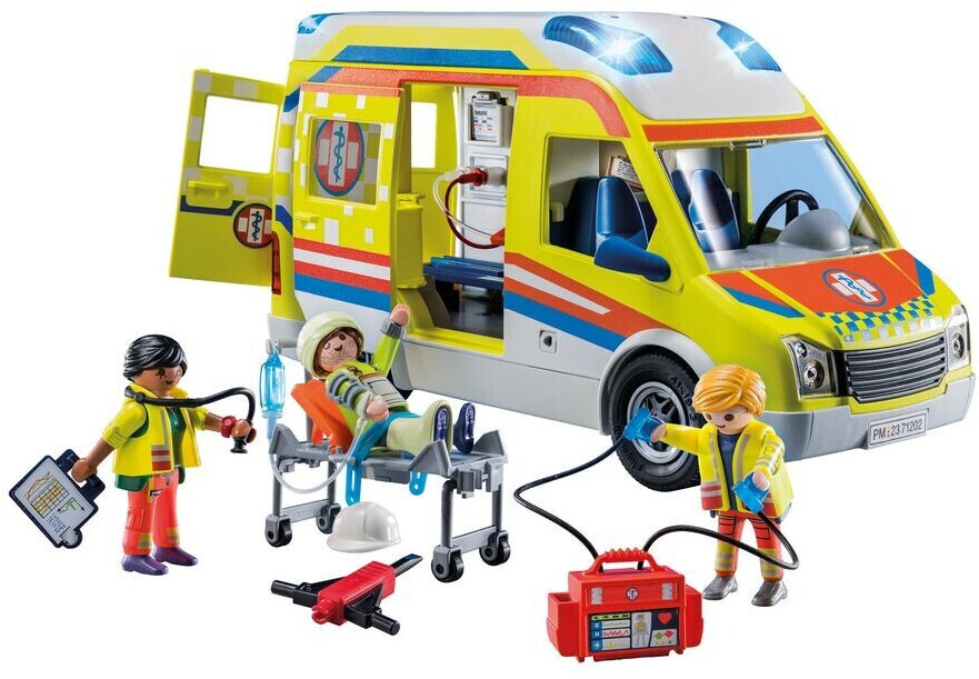Buy Playmobil City Life Ambulance With Light And Sound 71202