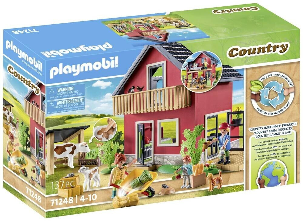 Image of Playmobil Country - Farmhouse with Outdoor Area (71248)