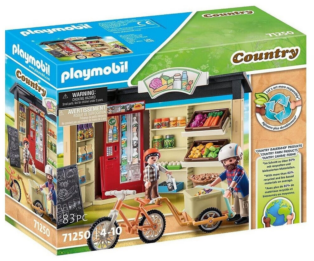 Playmobil grocery shop store