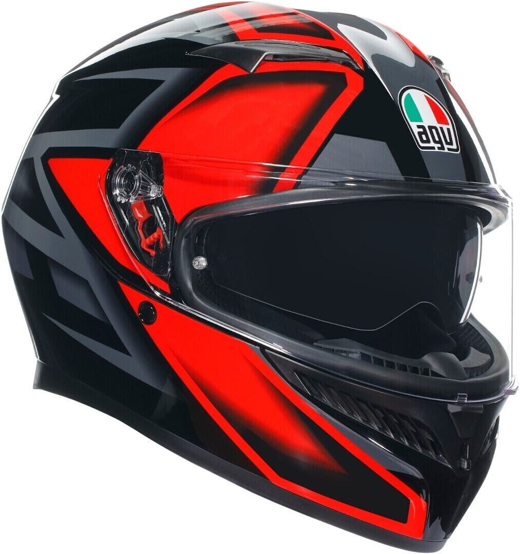 AGV K-3 Compound rouge/noir