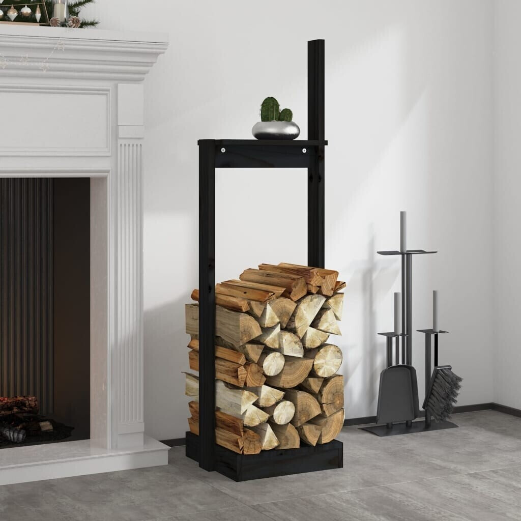 vidaXL Solid pine wood holder 33,5x30x110 cm
