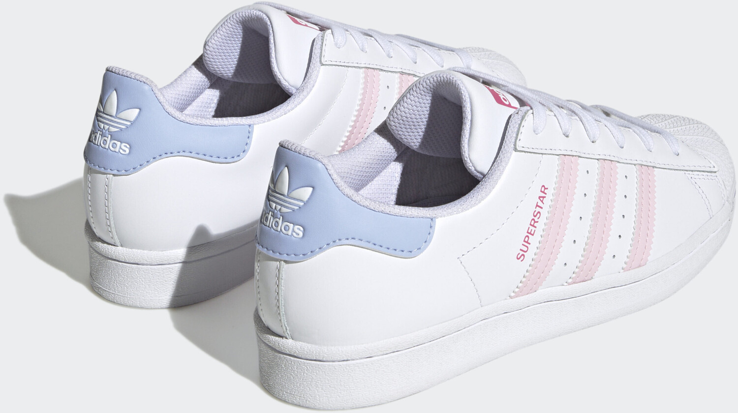 Adidas Superstar Women cloud white clear pink pulse magenta desde