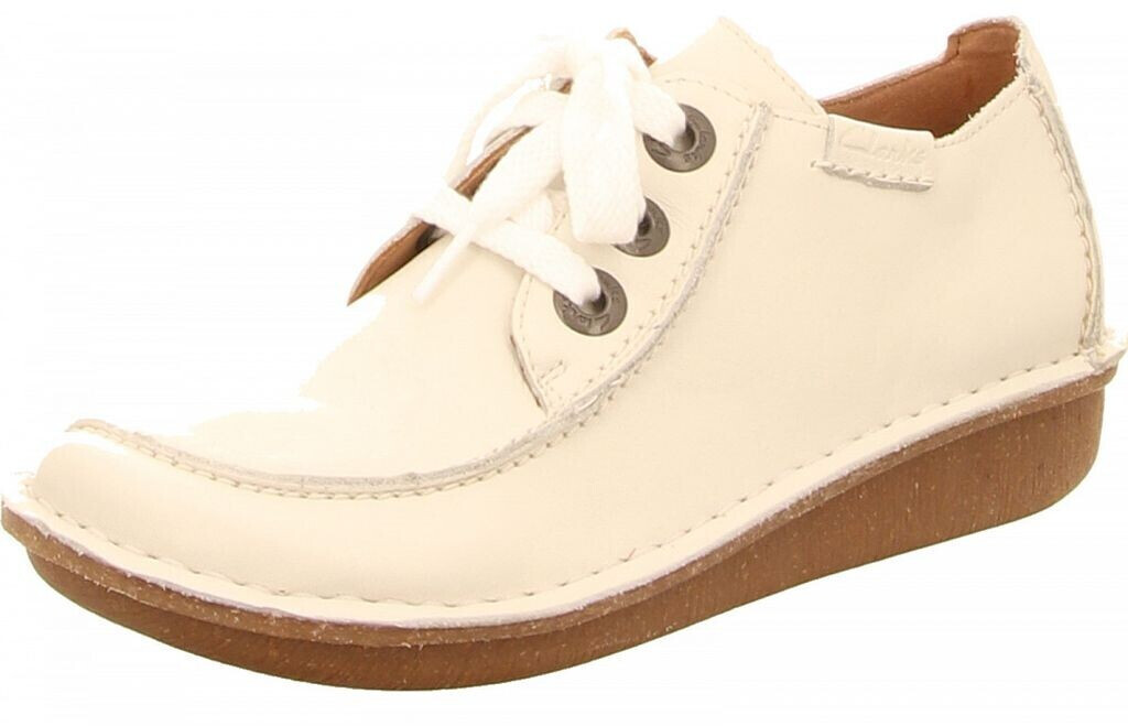 Clarks Funny Dream white leather from (Today) – Deals on
