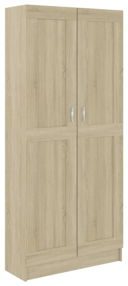 vidaXL Bookcase Sonoma oak 82.5x30.5x185.5 cm (802735)