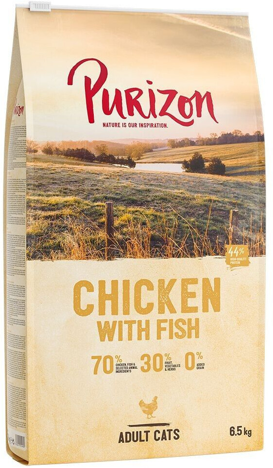 Purizon Adult Dry Cat Food chicken with fish 6,5kg