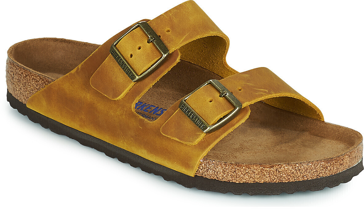 Birkenstock arizona yellow suede deals
