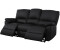 Kauf-Unique 3-Seater Relax Sofa Marcis Leather schwarz