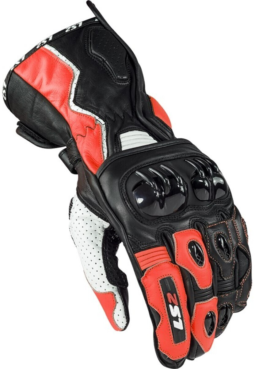 Photos - Motorcycle Gloves LS2 Helmets  Swift Racing Black/Red 