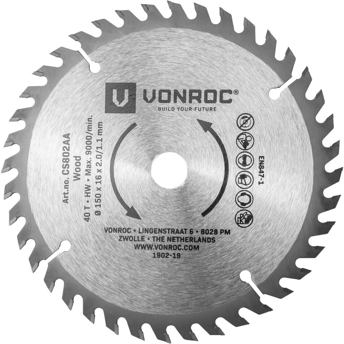 VONROC Kreissägeblatt CS802AA