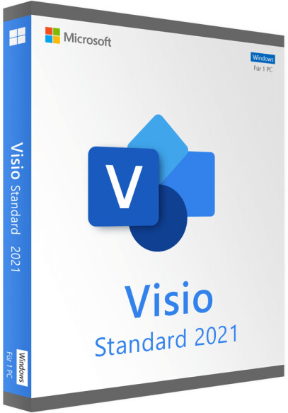 Microsoft Visio 2021 Standard (FR) (Win) (PKC)
