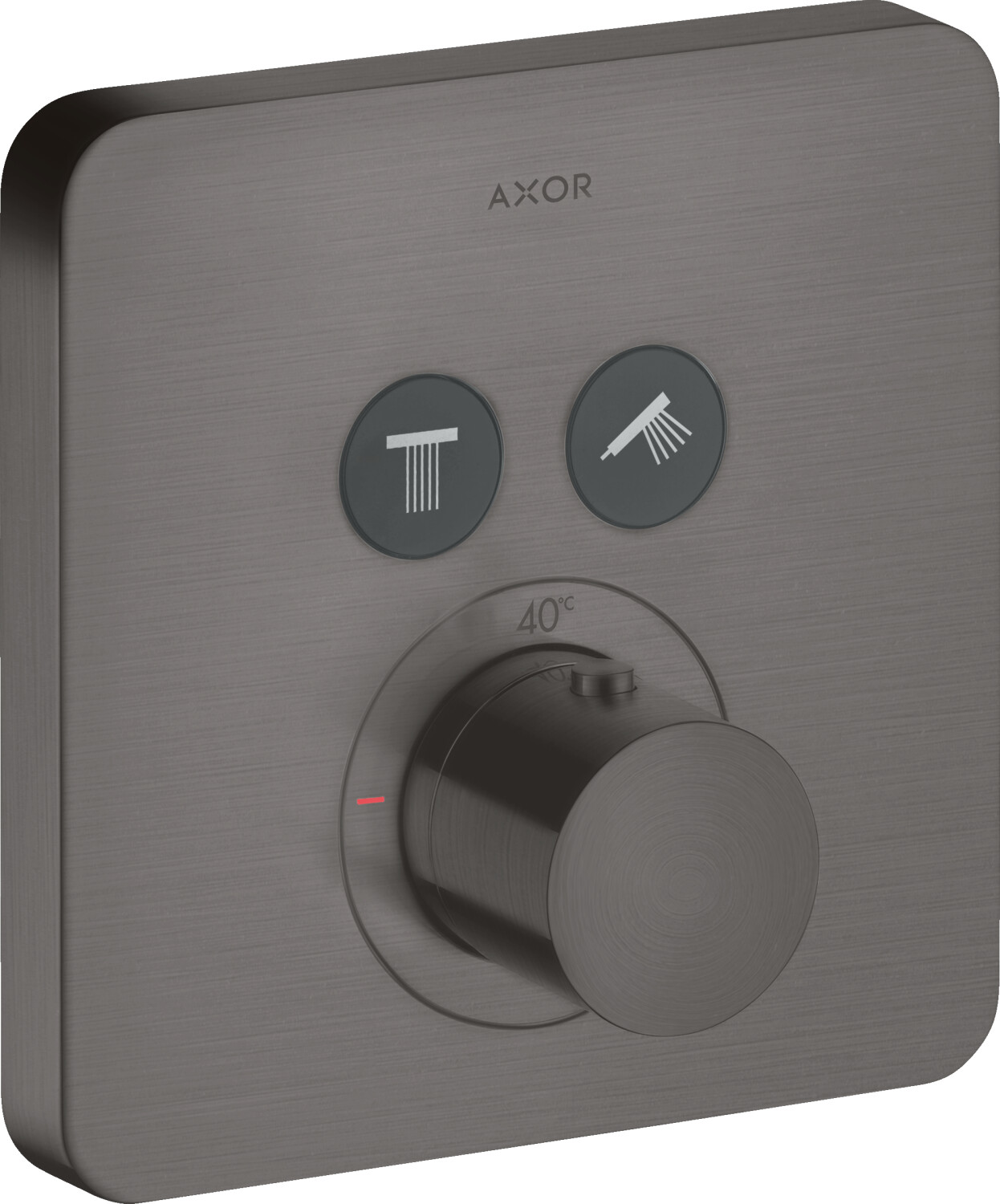 Axor ShowerSelect softsquare Brushed Black Chrome (36707340) ab 