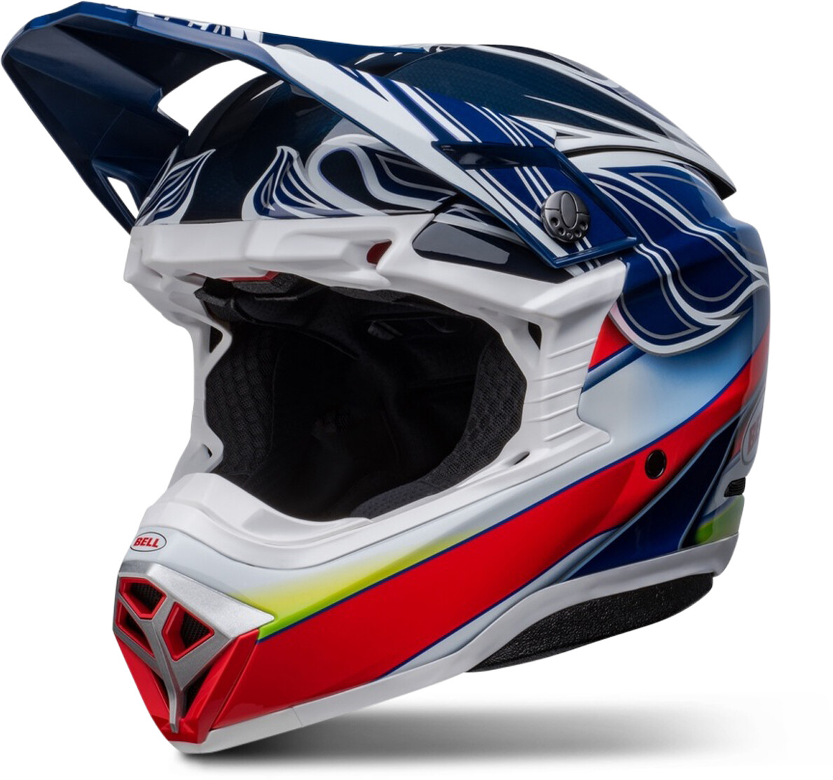 Bell MX-10 Spherical blanc/bleu/rouge