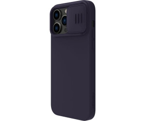 Nillkin Silicona Líquida Funda Compatible Con IPhone 14 Pro MAX, Camshield Silky Carcasa Con Protección De Cámara, Compatible Con MagSafe, A Prueba De Golpes, Resistente A Arañazos (Azul
