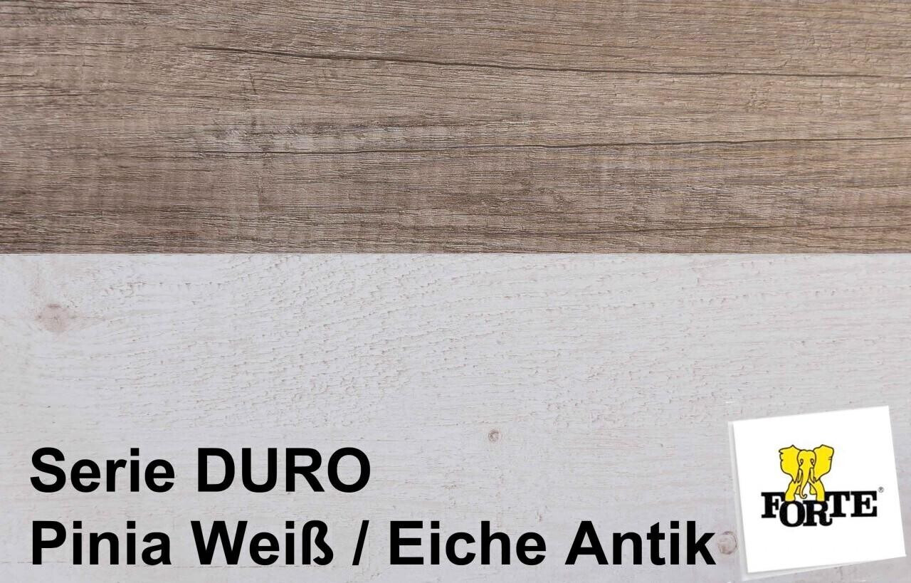 Forte Hängevitrine DURO 1 Glastür Hängeschrank Optik Pinie weiß antik ab  219,90 € | Preisvergleich bei