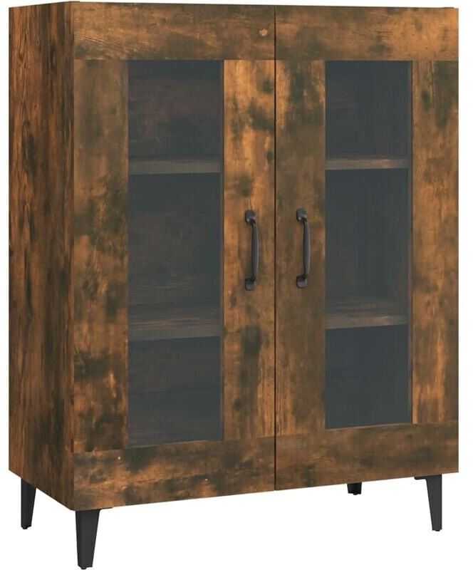 vidaXL Sideboard smoked oak 69.5x34x90 cm engineered wood brown