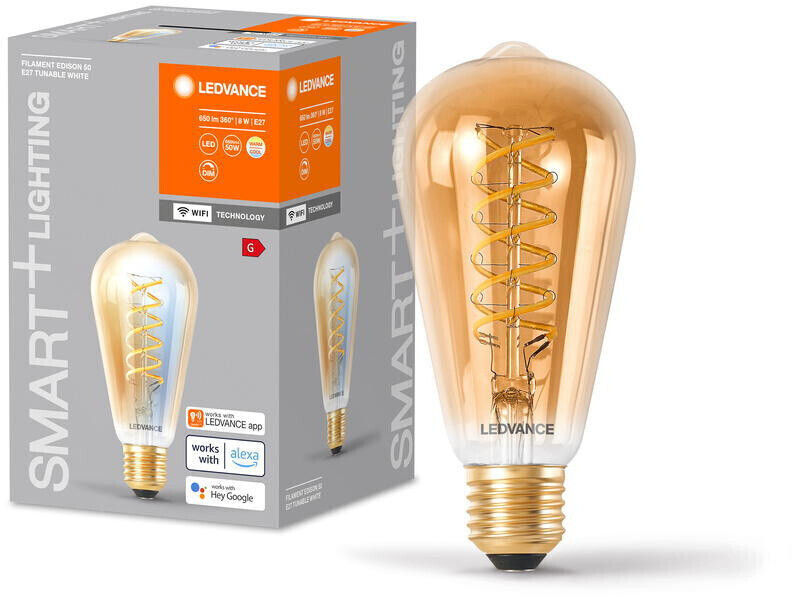 Philips ampoule LED E27 ST64 5,5 W dorée, dimmable