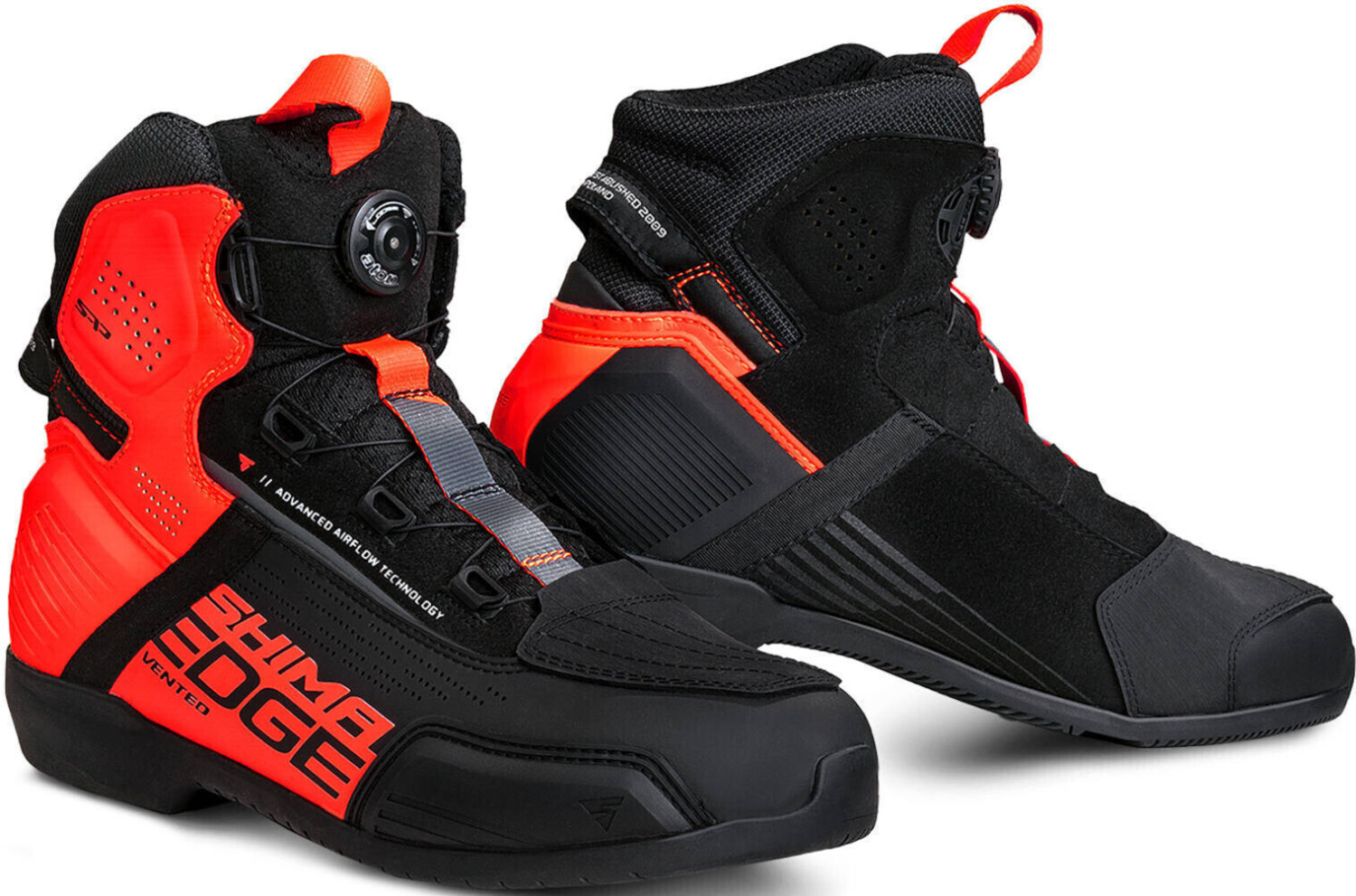 Photos - Motorcycle Boots SHIMA Skate Manufacturing  Edge Vented red 