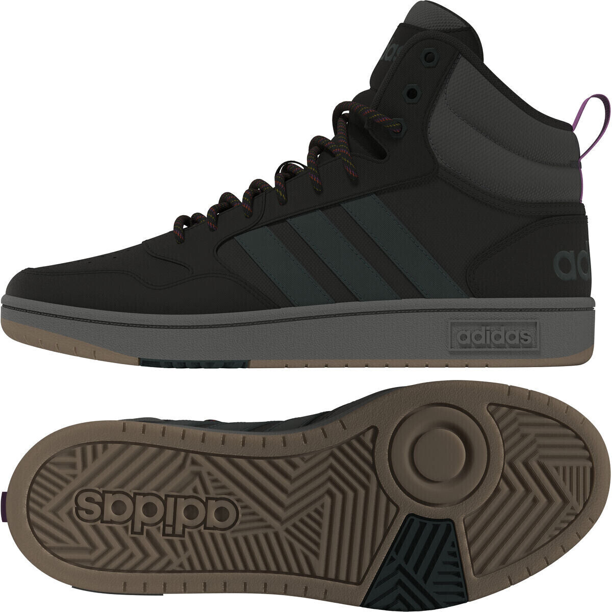 Womens black adidas high tops cheap