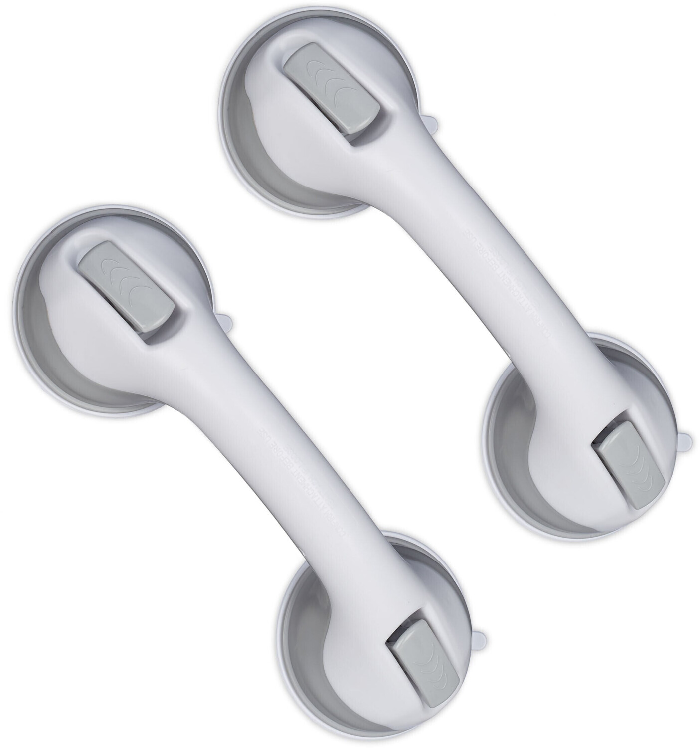 Relaxdays Grab rail set 2 pieces white/grey