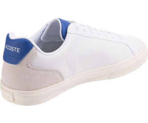 Lacoste shoes blue sales leather