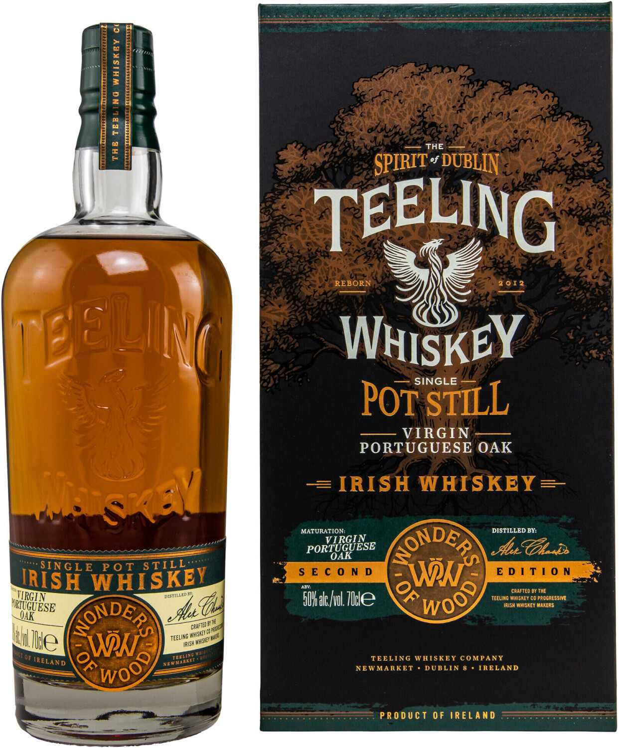 Teeling Virgin Portuguese Oak Irish Single Pot Still Wonders of Wood 2nd Edition 0,7l 50%
