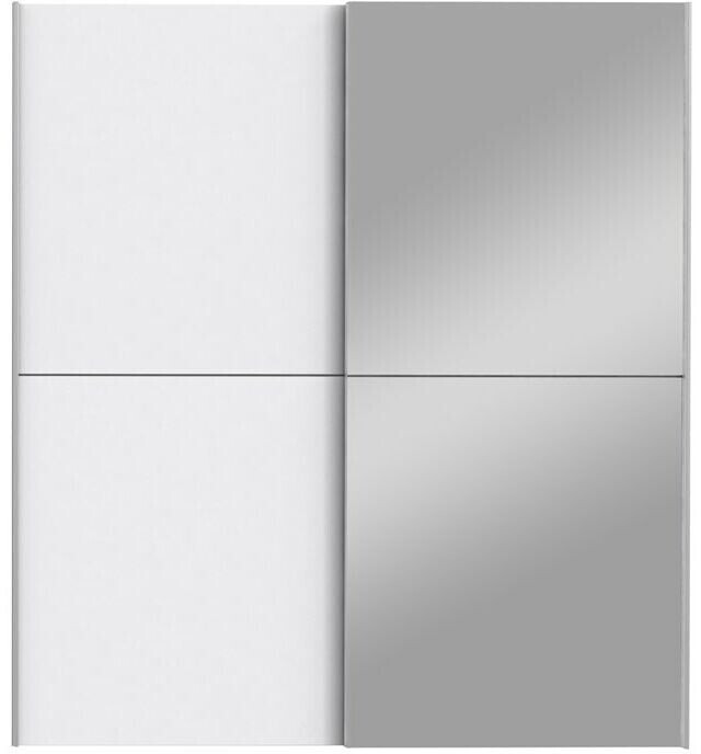 Die Möbelfundgrube Kleiderschrank WHITE 170 bei mit weiß cm 359,98 Schwebetürenschrank Preisvergleich | KISS ab Spiegel €