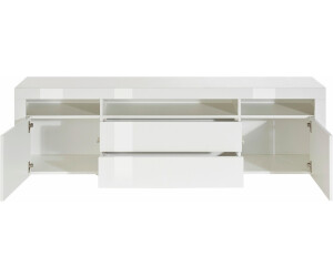 Lowboard B/H/T: | Gr. € Santa Sideboards 166 x bei 2, (509966-0) Preisvergleich (weiß weiß 2, hochglanz) 212,49 cm, cm Borchardt-Möbel 49 ab 35 cm x Fe