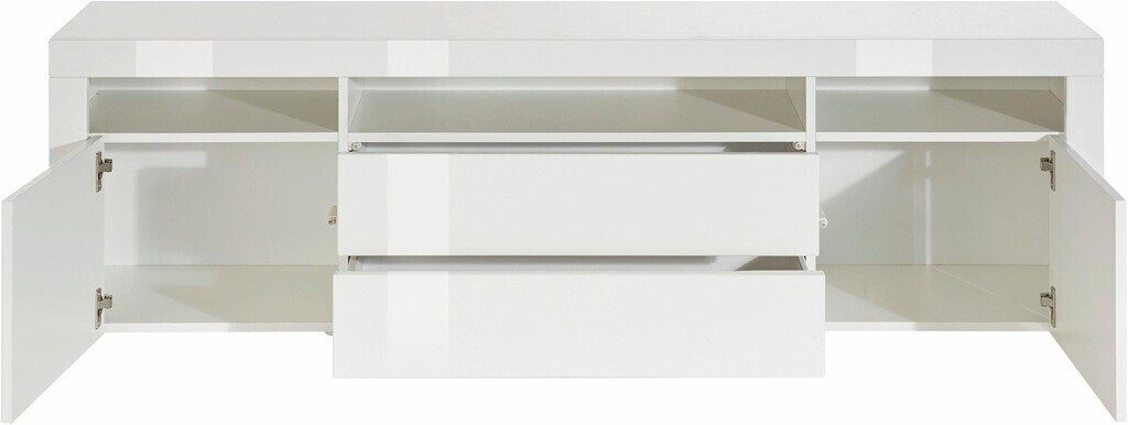 Borchardt-Möbel Lowboard Santa Fe Sideboards Gr. B/H/T: 166 cm x 49 cm x 35  cm, 2, 2, weiß (weiß hochglanz) (509966-0) ab 212,49 € | Preisvergleich bei