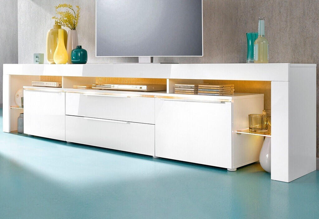 Borchardt-Möbel Lowboard Sideboards weiß Breite 220 ab cm (838025-0) 339,99 € bei Preisvergleich 