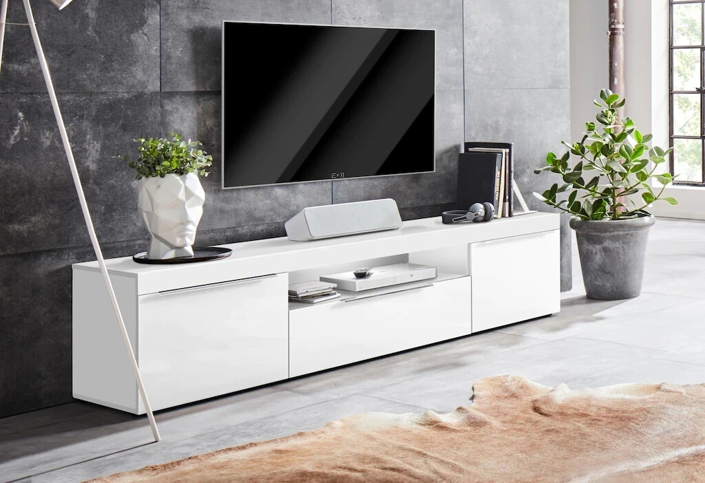 Borchardt-Möbel Lowboard DURBAN Sideboards weiß (weiß hochglanz ...