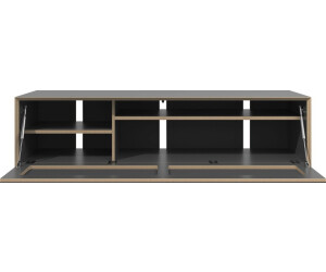 45 ab € 148 x (63631466-0) schwarz-weiß Müller LIVING x B/H/T: SMALL cm 37 cm, Preisvergleich Sideboards Gr. bei cm | 1.138,15 TV-Board VERTIKO t HIFI