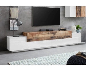 Tecnos TV-Board Coro Sideboards Gr. B/H/T: 240 cm x 51,6 cm x 45 cm, weiß (weiß  hochglanz, ahornfarben) (41669355-0) ab 299,99 € | Preisvergleich bei
