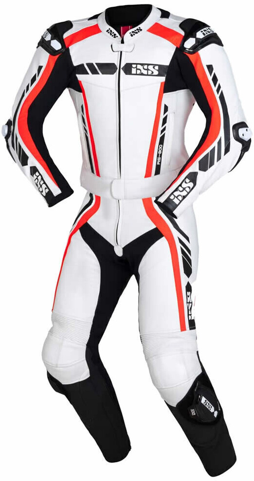 Photos - Motorcycle Clothing IXS Sport LD RS-800 1.0 2pcs. white/black/red 