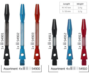 Freccette BULL'S Shaft Ex alluminio I alberi punte
