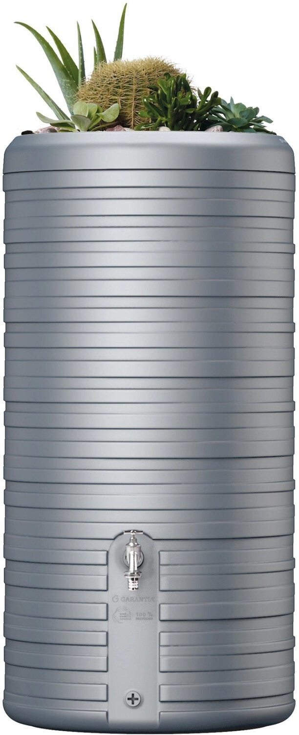 GARANTIA Réservoir NORDIC 300 L avec couvercle - Gris clair pas cher
