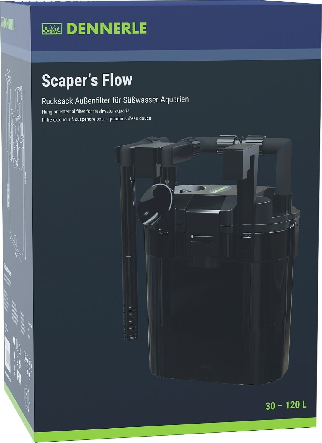 Dennerle Scaper's Flow Hangon-Filter Black
