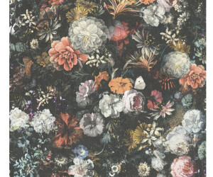 Livingwalls Art Déco 380943 Mata Hari Papier Peint Intissé Beige/crème/jaune Légèrement Brillant Finement Structuré