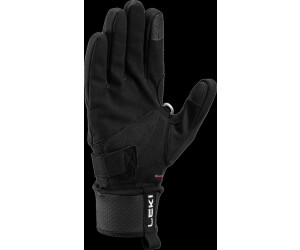 Gants LEKI PRC Boa Shark Pour Ski De Fond / Patinage - Noir, Taille EU 8 | Respirants, Séchage Rapide