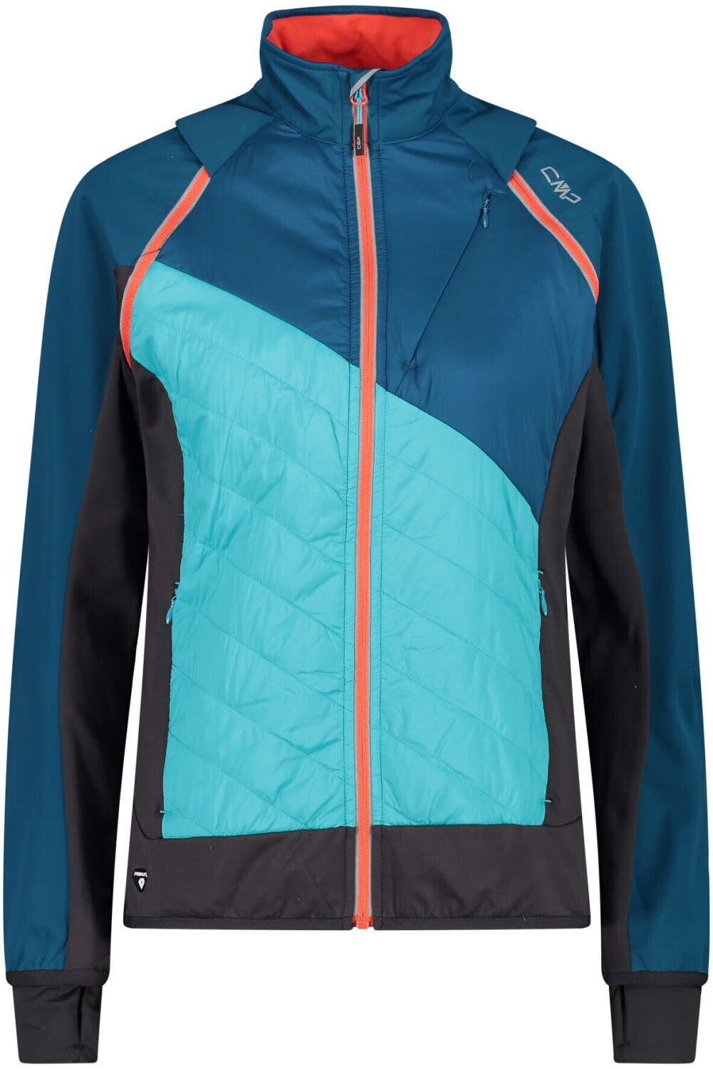 Buy CMP Women\'s Hybrid Jacket with Removable Sleeves (30A2276) deep lake  from £60.49 (Today) – Best Deals on