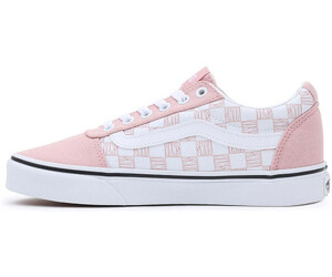 Pink and white vans womens store