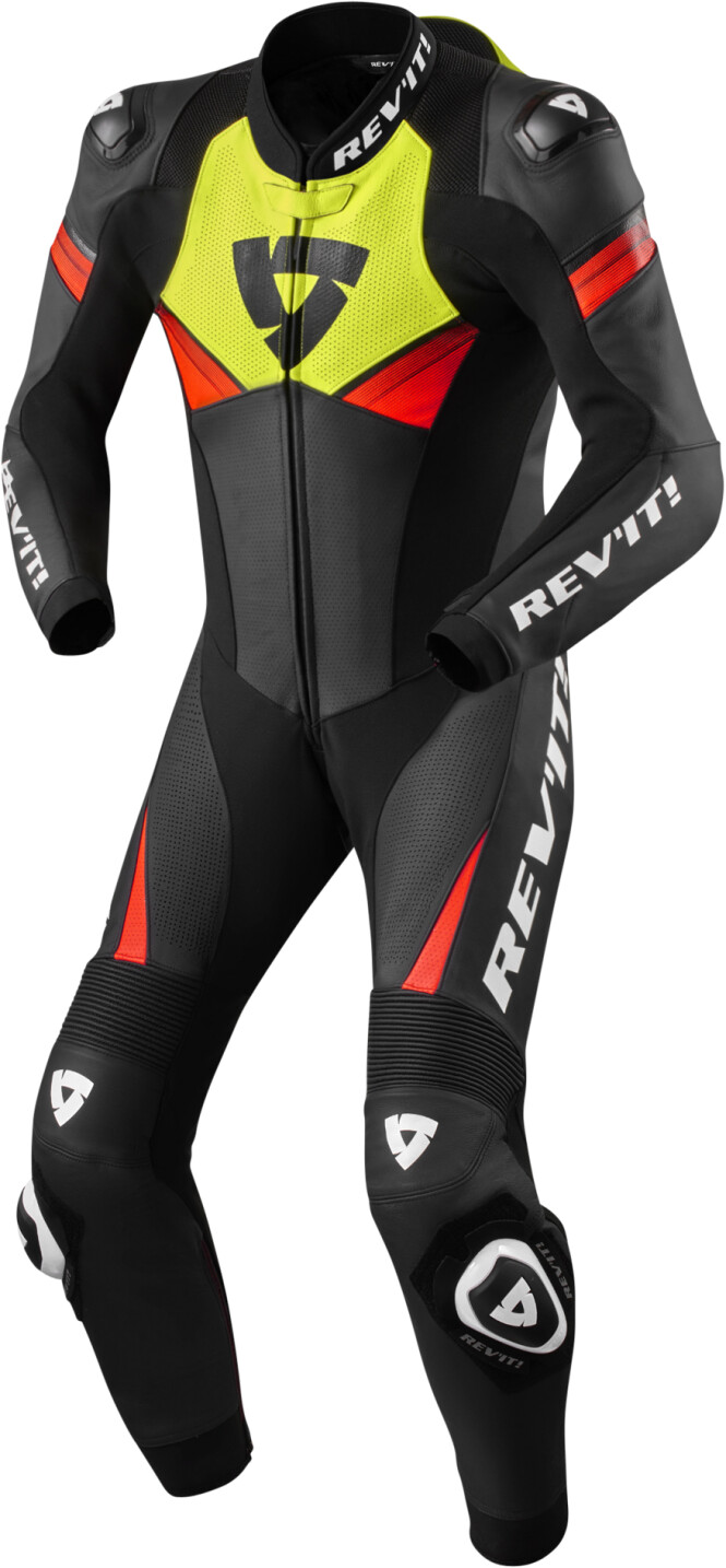 REV'IT! Argon 2 1pc. black/yellow/red