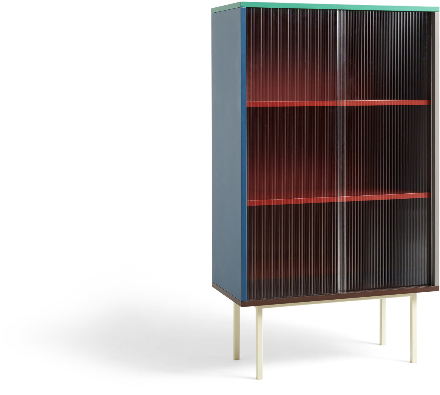 HAY Color Cabinet glass showcase, glass door / Multi (945627)