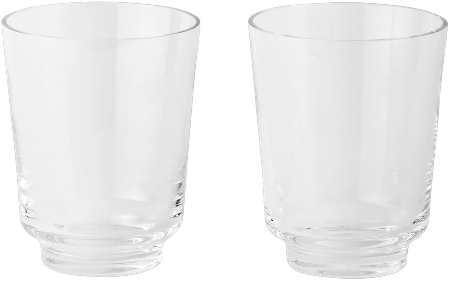 Muuto Raise drinking glass 30 Cl, clear (set of 2)