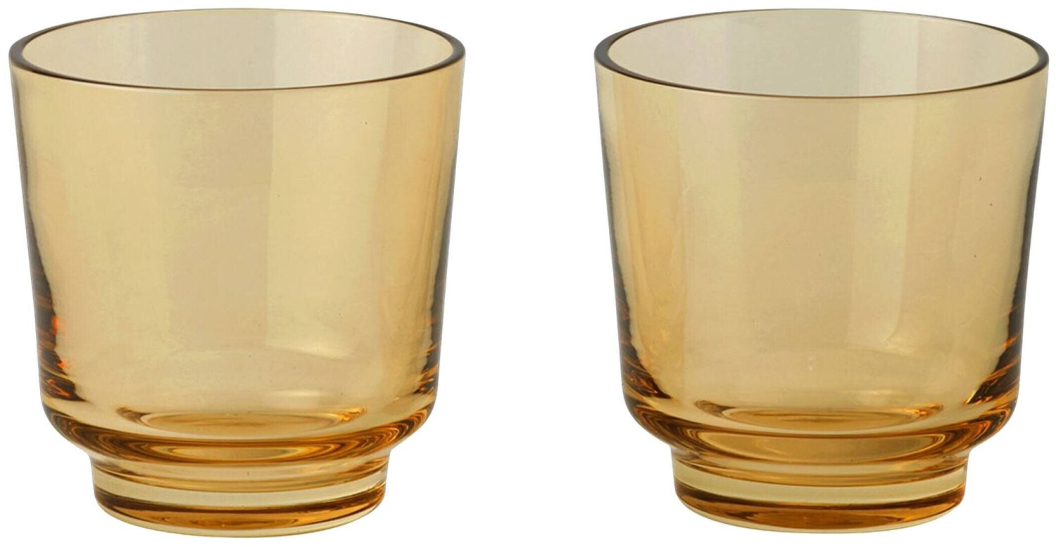 Muuto Raise drinking glass 20 Cl, burnt orange (set of 2)