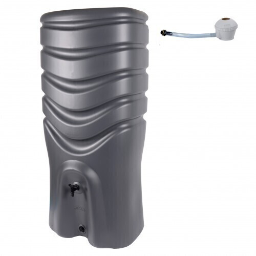 EDA Récupérateur d'eau de pluie 350 L gris