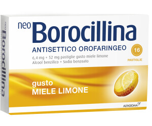 Neo Borocillina Antisettico Orofaringeo Limone e Miele (16 past) a € 4,89 ( oggi)