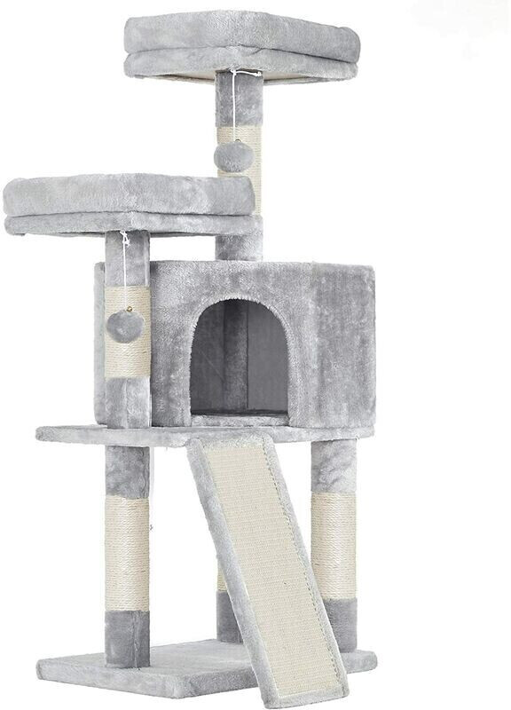 Feandrea Cat Scratching Post 115cm light grey (PCT141W01)