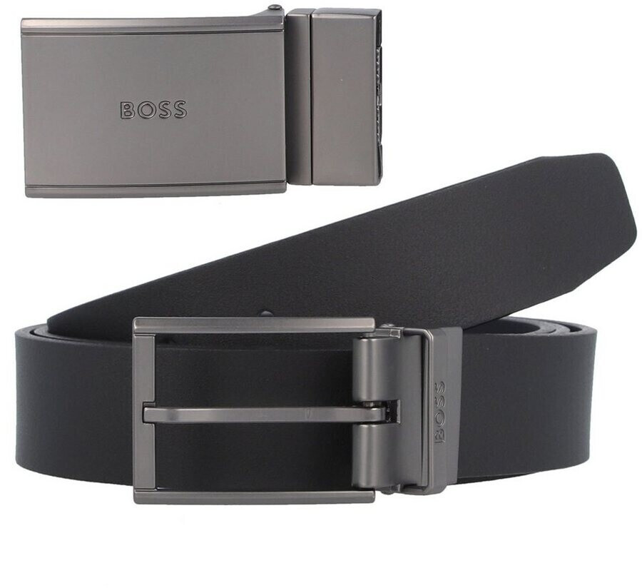 Hugo Boss Wendegürtel aus italienischem Leder mit Dorn- und Koppelschliesse  schwarz ab 75,99 € | Preisvergleich bei | Lederimitatgürtel