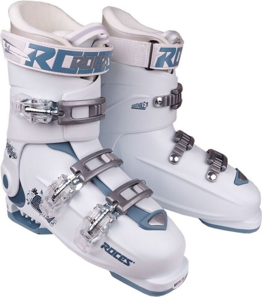 Chaussures De Ski Enfant Roces Idea Up – Taille Ajustable 30-35 – Doublure LBS Et Chausson Zieharmonika