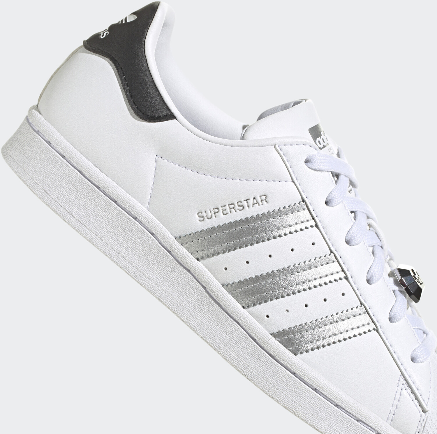 Adidas superstar weiß metallic silber sale